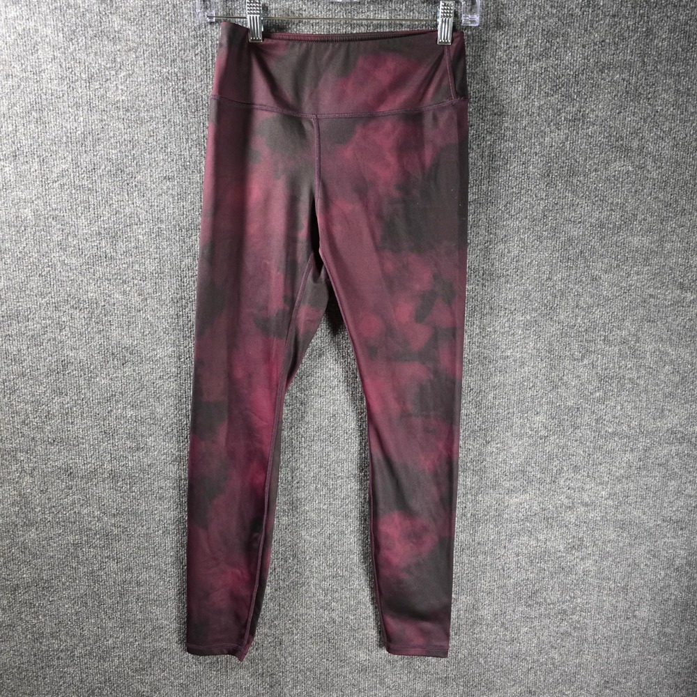 Lululemon High Rise Leggings Purple Black Tie Dye Cloud Wash Yoga Pants Womens